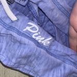 PINK - Victoria's Secret Victoria’s Secret pink Women's Blue Hoodie sweater zip up sweatshirt Photo 2