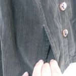 Live a Little  Olive Green Corduroy Tortoise Button Front Size XL Photo 5