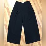 Alexia Admor Rover Black Wide Leg Trouser Pant Pleated Crepe Career Size 14 New Photo 1