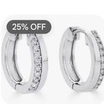 Amazon Mini silver hoop earrings  Photo 0