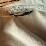 ZARA Light Blue Denim Top Medium Photo 5