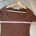 ASTR The Label Hi-Slit ribbed brown stretch knit Midi Dress Photo 10