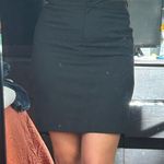 Black Mid Length Skirt Size 4 Photo 0