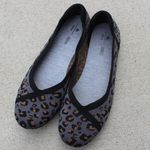 Clarks Cloudsteppers Grey Leopard Print Ballet Flats Sz 9 Photo 3