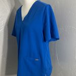 FIGS  Royal Blue Scrub Top – Premium Medical Uniform with V-Neck. Photo 3