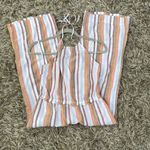 Cloth & Stone Anthropologies Striped Jumper. Linen Blend. Size Small Photo 0