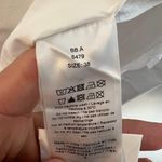 Ganni - Cotton Poplin Wrap Shirt With Short Sleeves Business Professional Top Photo 6