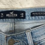 Hollister  low-rise crop boyfriend jeans distressed vintage stretch 7R w28 L25 Photo 5