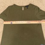 Eileen Fisher  T-Shirt Dress‎ Casual Olive Green Short Sleeve S Photo 7