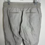 Athleta Women's  Size 12 Bali‎ 100% Linen Ankle Pant Gray Pull On Photo 4