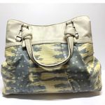 Simply Vera Snakeskin Patent Leather Handbag Purse Blue Photo 5