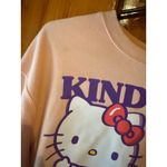 Hello Kitty  & Friends Kindness Matters Peach Pullover Crewneck Sweatshirt Size M Photo 4