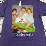 Purple 'Golden Girls' Graphic Short Sleeve Tee NWT Purple Size M Photo 0