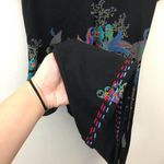 Desigual Adaja Black Tunic T-shirt Embroidered Photo 98