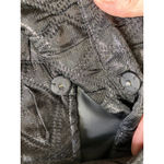 Chico's Black Double Breasted Quilted Puffer Jacket Sz M Old Money Luxury Career Photo 8