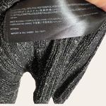 Keepsake  The Label Black Metallic Off Shoulder Knit Long Sleeve Dress S Photo 8