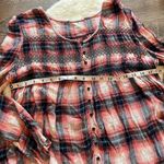 Altar'd State Altar’d State Plaid Boho Babydoll Top Photo 1