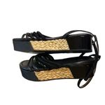 Louise et Cie LO Bimo Black Strappy Platform Sandals Size 5.5 Photo 6