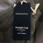Charter Club  Womens Jeans Lexington Straight Tummy Slimming Stretch Gray 28W Photo 4