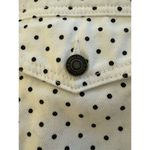 Disney Minnie Mouse Forever White Black Polka Dot Denim Sequin Jacket 1X Photo 3