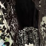 Divided Black Floral Lace Long Sleeve Dress Size XS Photo 4