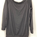 Halife‎ black top. Tee shirt and sweatshirt, oversized, sz s Photo 0