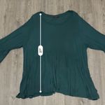 Olivia Sky  Teal Blouse with Flared Sleeves Photo 6