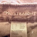 American Eagle 90s Straight Brown Corduroy Pants Womens 6 Stretch Cabincore Photo 5