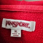 Jansport OSU  Vtg Zip Jacket Sz XL Red Vintage Ohio State Buckeyes Boxy Hoodie Photo 3
