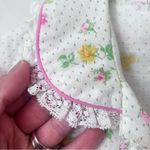 Vintage Katz Shift Floral Nightgown with Pink and Yellow Accents Coquette Sz M White Size M Photo 4