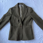 Ann Taylor  Green Blazer Jacket - Size 4 Photo 0