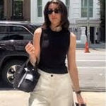 Halogen NWT S Knit Top Sweater Sleeveless Pullover Vest Norsstrom Womens Black Photo 0