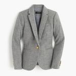 J.Crew Campbell Donegal Blazer Wool Heather Graphite Sz 4 Photo 4