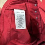 Wilfred Free Aritzia Red Denim Button Fly High Waisted Belen Women Jeans Size 6 Photo 4