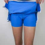  Dri Fit Blue and White Skort - Nike Tennis Skirt - Nike Golf Skirt Photo 1