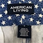 American Living  Women Jean Shorts Stars Size 8 Stars Blue White Photo 9