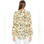 Equipment  yellow floral silk blouse Photo 5