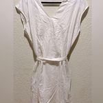 Splendid Nordstrom NWT Cream Color V-Neck Dress with Belt with Pockets Size S Photo 2