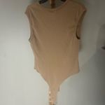 Universal Threads Universal Thread Women's Beige Bodysuit Women’s Size Large Photo 5