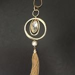 Ellen Tracy  Rotating Crystal drop, pearl & tassels Photo 0