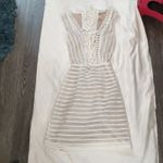 Storia Lace Up White/Cream Dress NEW S White Party Coquette Girl Tomato Girl Photo 2