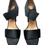 Prada  Iconic Retro Satin Sandals Shoes Slingback Peep Open Toe Pumps  Size 39 Photo 0