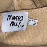 Princess Polly Light Yellow Wrap Long Sleeve Mini Dress Photo 3