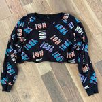 Forever 21 Graphic Yes No Crop Top Sweater Size Medium Photo 1