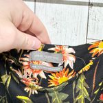 Urban Outfitters Dress Women Size Medium Black Ella Floral Print Bodycon Mini Photo 2