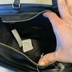 Michael Kors Graham Convertible Crossbody Handbag Satchel Black Leather Gold Photo 9