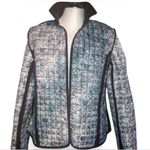 Briggs New York  Brown Quilted Light Weight Coat Size 16P Photo 5