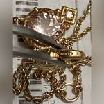 Judith Ripka New  14k Yellow Gold Morganite & Diamond 1.40 cttw Necklace Photo 12