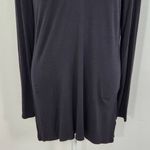 Rose + Olive Black Tunic with Beaded Neckline NWOT Size Medium Photo 2