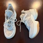 Michael Kors  Olympia Mixed-Media Trainer Chunky Sneakers Photo 0